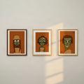 Orange Abstract Portrait Collection