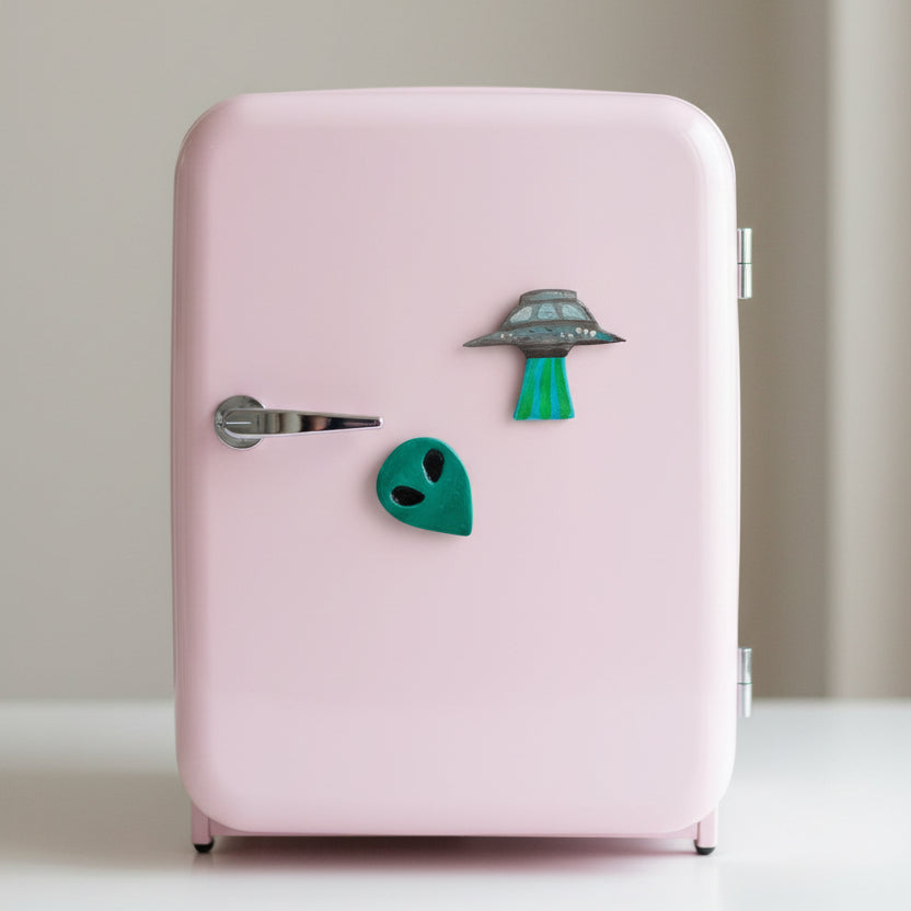 Alien And Spaceship Magnets