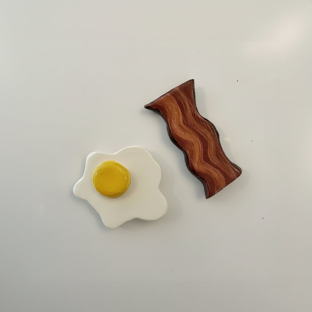 Egg and Bacon Magnets