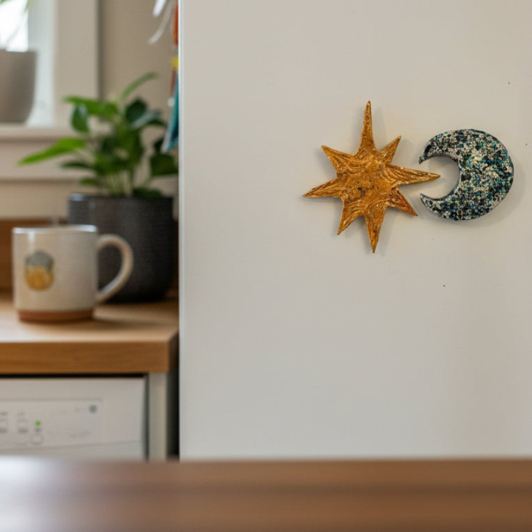 Star and Moon Magnets